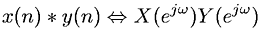 Discrete-Time Fourier time/space convolution property