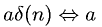 Discrete-Time Fourier transform of delta
