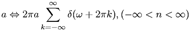 Discrete-Time Fourier transform of a constant