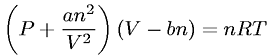 Van der Waals equation