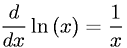 Derivative of a Natural Logarithm