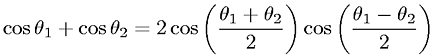 Superposition (Addition) of Cosine of Angles